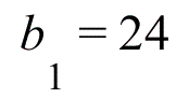 b[1] = 24; 